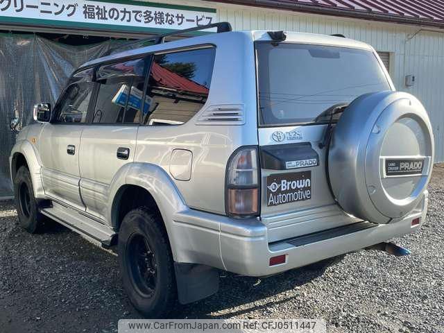 toyota land-cruiser-prado 2000 -TOYOTA--Land Cruiser Prado KZJ95W--0143677---TOYOTA--Land Cruiser Prado KZJ95W--0143677- image 2