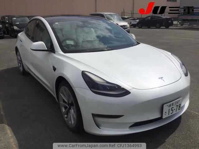 tesla tesla-model3 2021 -TESLA 【岐阜 334ｻ1578】--Tesla Model3 3L23-MC247693---TESLA 【岐阜 334ｻ1578】--Tesla Model3 3L23-MC247693- image 1