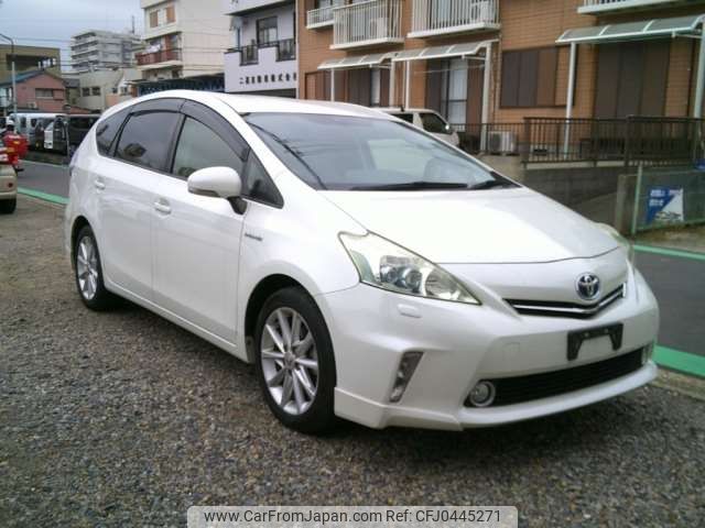 toyota prius-α 2013 -TOYOTA--Prius α DAA-ZVW41W--ZVW41W-3281465---TOYOTA--Prius α DAA-ZVW41W--ZVW41W-3281465- image 1