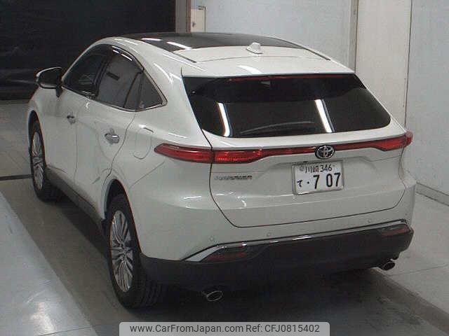 toyota harrier 2021 -TOYOTA 【川崎 346ﾃ707】--Harrier MXUA80-0048292---TOYOTA 【川崎 346ﾃ707】--Harrier MXUA80-0048292- image 2