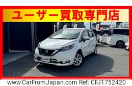nissan note 2017 CFJ1752420