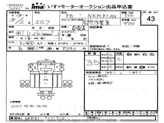 isuzu elf-truck 2006 CFJ1664246 image 1