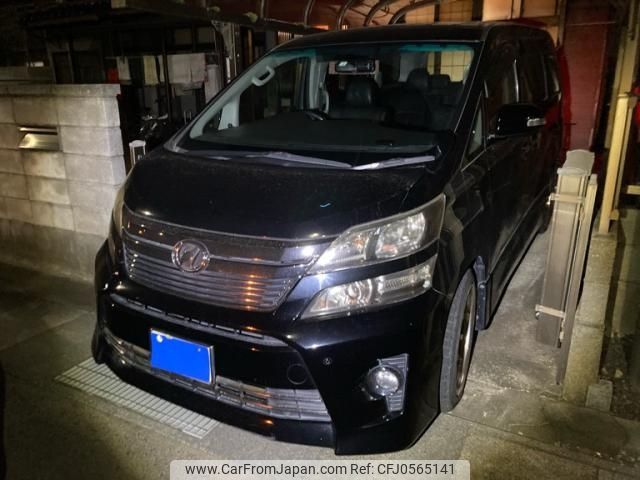 toyota vellfire 2012 -TOYOTA--Vellfire DBA-ANH20W--ANH20-8203676---TOYOTA--Vellfire DBA-ANH20W--ANH20-8203676- image 1