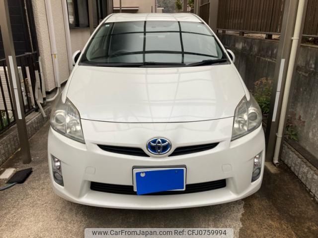 toyota prius 2010 -TOYOTA--Prius DAA-ZVW30--ZVW30-1261175---TOYOTA--Prius DAA-ZVW30--ZVW30-1261175- image 1