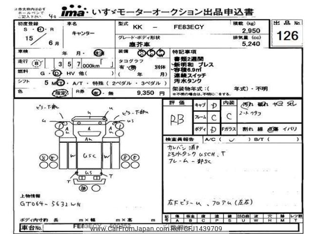 mitsubishi-fuso canter 2003 -MITSUBISHI--Canter FE83ECY-500352---MITSUBISHI--Canter FE83ECY-500352- image 1