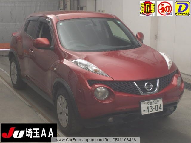 nissan juke 2013 -NISSAN 【大宮 302ﾐ4304】--Juke YF15--302012---NISSAN 【大宮 302ﾐ4304】--Juke YF15--302012- image 1