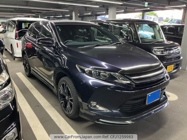 toyota harrier 2015 -TOYOTA--Harrier DBA-ZSU60W--ZSU60-0055052---TOYOTA--Harrier DBA-ZSU60W--ZSU60-0055052- image 1