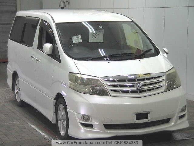 toyota alphard 2007 -TOYOTA--Alphard ANH10W--0180625---TOYOTA--Alphard ANH10W--0180625- image 1