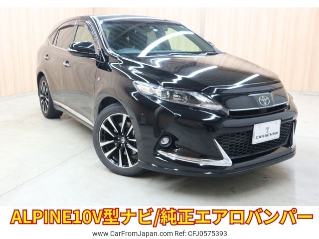 toyota harrier 2017 -TOYOTA--Harrier DBA-ZSU60W--ZSU60-0135480---TOYOTA--Harrier DBA-ZSU60W--ZSU60-0135480- image 1