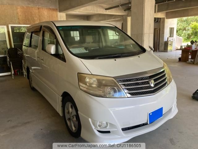 toyota alphard 2007 -TOYOTA--Alphard CBA-MNH10W--MNH10-0115693---TOYOTA--Alphard CBA-MNH10W--MNH10-0115693- image 1