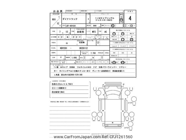toyota dyna-truck 2019 GOO_NET_EXCHANGE_0400861A30250607W002 image 2