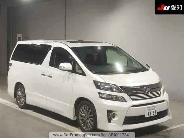 toyota vellfire 2013 -TOYOTA 【名古屋 306ﾂ1181】--Vellfire ANH20W-8294410---TOYOTA 【名古屋 306ﾂ1181】--Vellfire ANH20W-8294410- image 1