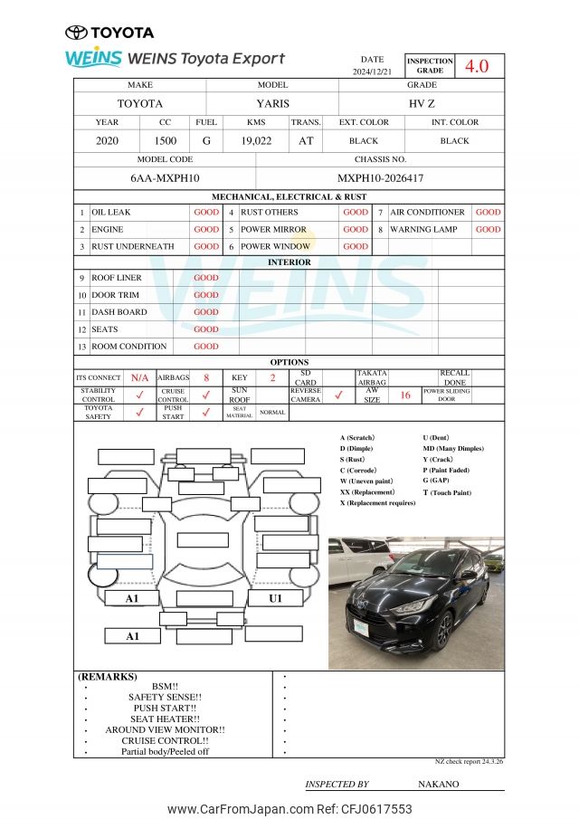 toyota yaris 2020 MXPH10-2026417 image 2