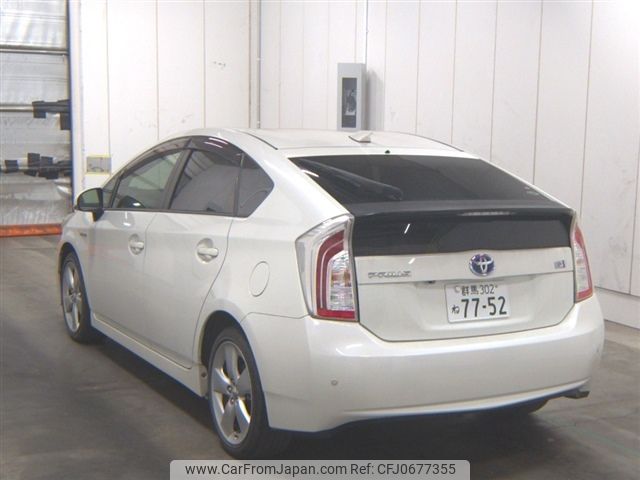 toyota prius 2012 -TOYOTA 【群馬 302ﾈ7752】--Prius ZVW30-1557183---TOYOTA 【群馬 302ﾈ7752】--Prius ZVW30-1557183- image 2