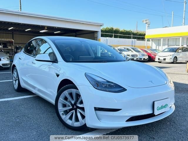 tesla-motors model-3 2022 -TESLA--ﾃｽﾗﾓﾃﾞﾙ3 ZAA-3L23T--LRW3F7EK2NC576609---TESLA--ﾃｽﾗﾓﾃﾞﾙ3 ZAA-3L23T--LRW3F7EK2NC576609- image 1