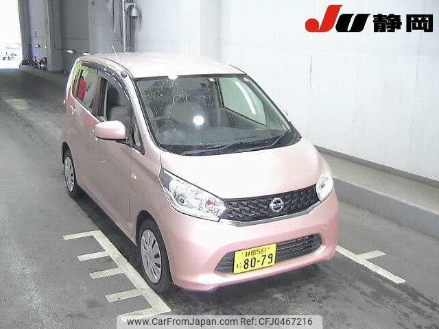 nissan dayz 2013 -NISSAN 【静岡 581ﾆ8079】--DAYZ B21W-0062083---NISSAN 【静岡 581ﾆ8079】--DAYZ B21W-0062083- image 1