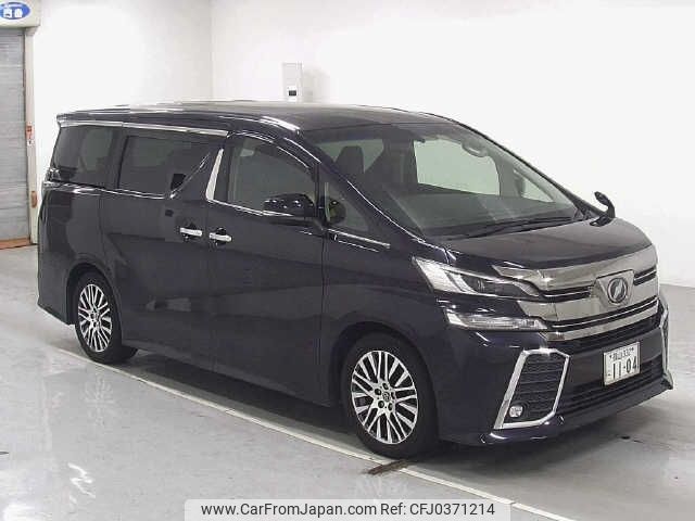 toyota vellfire 2016 -TOYOTA 【福山 332ﾆ1104】--Vellfire AGH30W--0074076---TOYOTA 【福山 332ﾆ1104】--Vellfire AGH30W--0074076- image 1