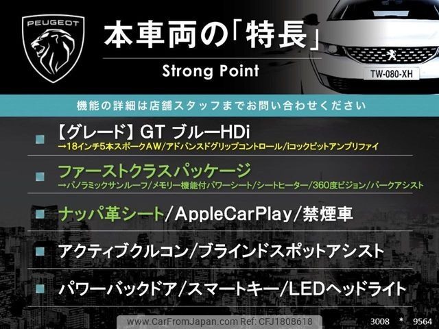 peugeot 3008 2019 CFJ1808618 image 2