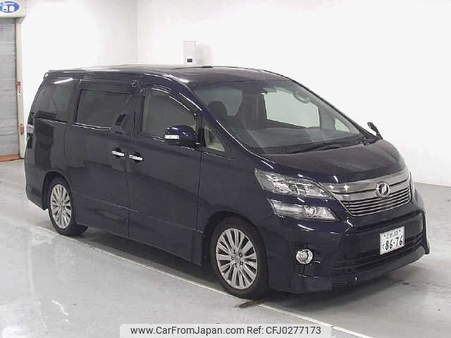 toyota vellfire 2012 -TOYOTA 【広島 301ﾃ8676】--Vellfire GGH20W--8063423---TOYOTA 【広島 301ﾃ8676】--Vellfire GGH20W--8063423- image 1