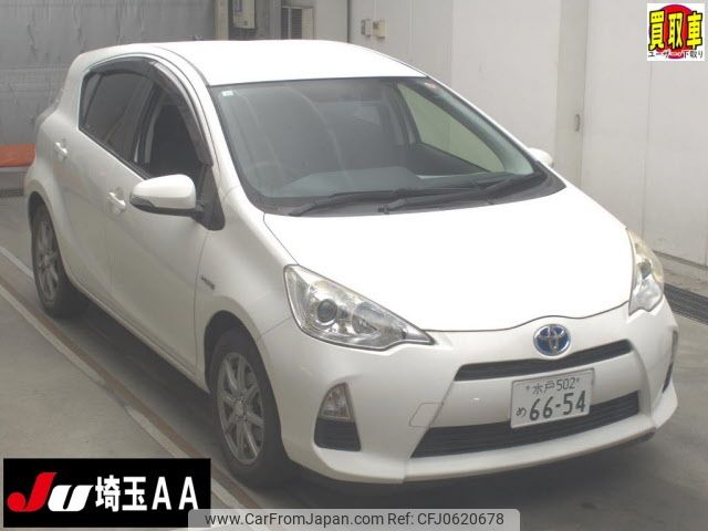 toyota aqua 2014 -TOYOTA 【水戸 502ﾒ6654】--AQUA NHP10-2374622---TOYOTA 【水戸 502ﾒ6654】--AQUA NHP10-2374622- image 1