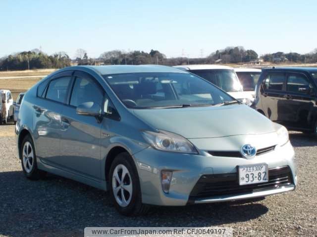 toyota prius 2013 -TOYOTA 【野田 500】--Prius DAA-ZVW30--ZVW30-1648178---TOYOTA 【野田 500】--Prius DAA-ZVW30--ZVW30-1648178- image 1