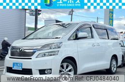 toyota vellfire 2012 CARSENSOR_JP_AU6057401928