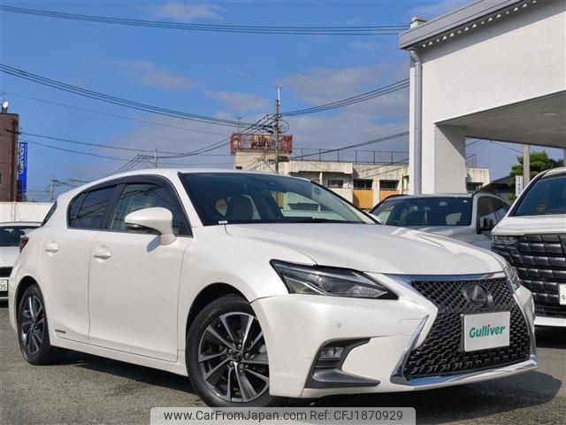 lexus ct 2018 CFJ1870929 image 1