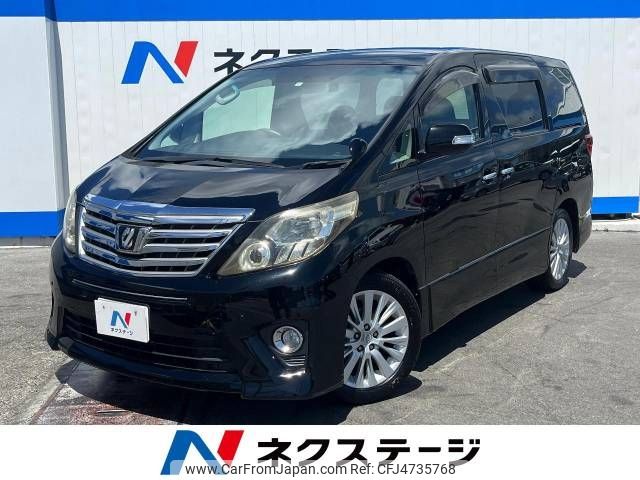 toyota alphard 2012 -TOYOTA--Alphard DBA-ANH20W--ANH20-8204909---TOYOTA--Alphard DBA-ANH20W--ANH20-8204909- image 1