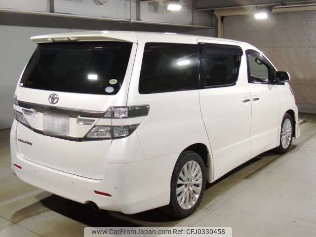 toyota vellfire 2012 -TOYOTA 【鳥取 300ﾅ9160】--Vellfire DBA-ANH25W--ANH25-8037166---TOYOTA 【鳥取 300ﾅ9160】--Vellfire DBA-ANH25W--ANH25-8037166- image 2