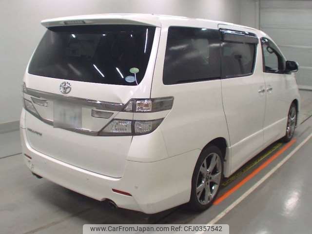 toyota vellfire 2012 -TOYOTA 【水戸 330ｽ8347】--Vellfire DBA-ANH20W--ANH20-8222475---TOYOTA 【水戸 330ｽ8347】--Vellfire DBA-ANH20W--ANH20-8222475- image 2