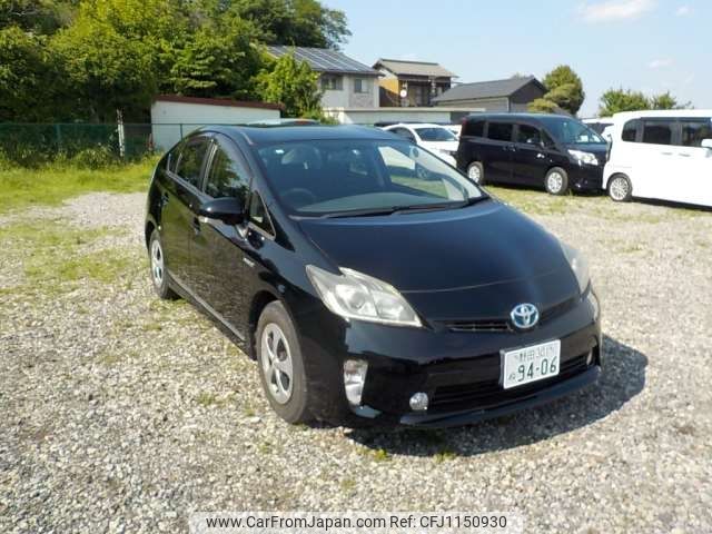 toyota prius 2013 -TOYOTA 【野田 500】--Prius DAA-ZVW30--ZVW30-1654152---TOYOTA 【野田 500】--Prius DAA-ZVW30--ZVW30-1654152- image 1