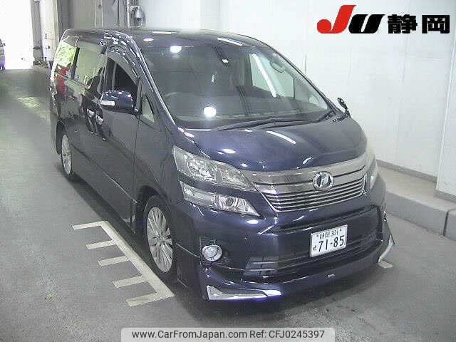 toyota vellfire 2014 -TOYOTA 【静岡 301ｾ7185】--Vellfire ANH20-8317359---TOYOTA 【静岡 301ｾ7185】--Vellfire ANH20-8317359- image 1