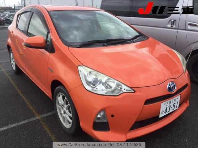 toyota aqua 2014 -TOYOTA 【三重 531ﾋ4351】--AQUA NHP10-2366902---TOYOTA 【三重 531ﾋ4351】--AQUA NHP10-2366902- image 1