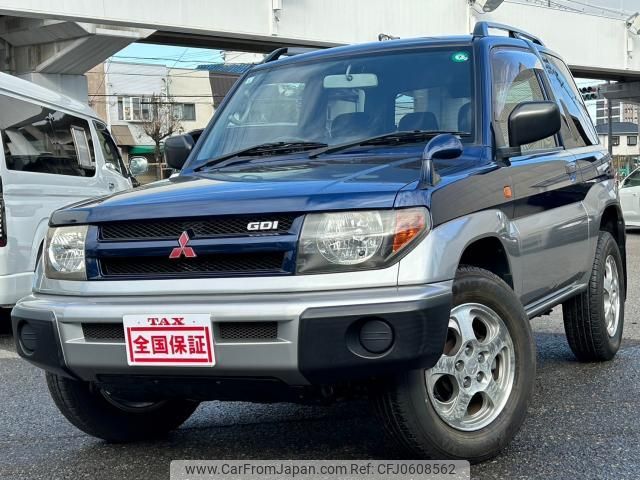 mitsubishi pajero-io 1998 quick_quick_H66W_H66W-0005397 image 1