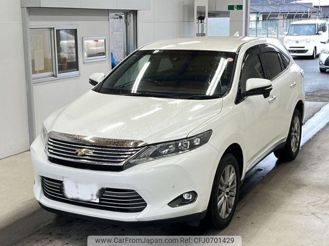 toyota harrier 2016 -TOYOTA 【宮崎 300ら3938】--Harrier ZSU60W-0099227---TOYOTA 【宮崎 300ら3938】--Harrier ZSU60W-0099227- image 1