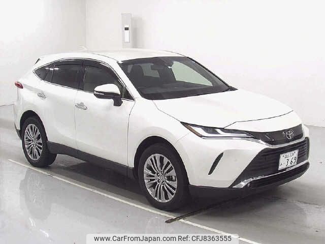 toyota harrier 2022 -TOYOTA 【福山 336ﾐ369】--Harrier MXUA80--0068326---TOYOTA 【福山 336ﾐ369】--Harrier MXUA80--0068326- image 1