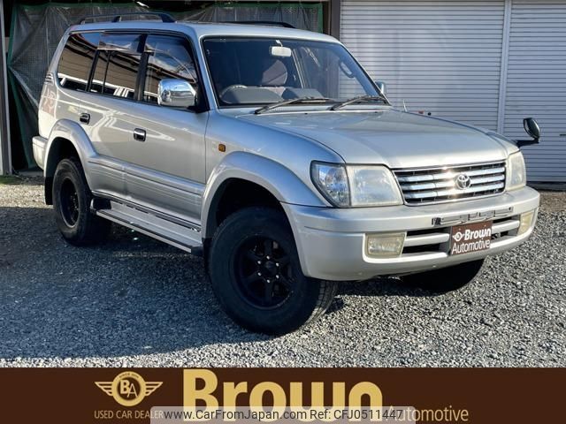 toyota land-cruiser-prado 2000 -TOYOTA--Land Cruiser Prado KZJ95W--0143677---TOYOTA--Land Cruiser Prado KZJ95W--0143677- image 1