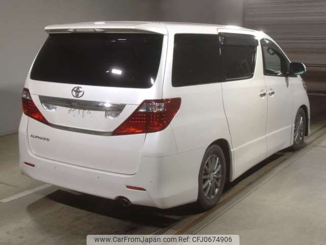 toyota alphard 2010 -TOYOTA--Alphard DBA-ANH20W--ANH20-8096729---TOYOTA--Alphard DBA-ANH20W--ANH20-8096729- image 2