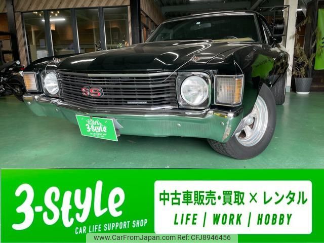 chevrolet el-camino 1972 -GM 【新潟 100ｿ4682】--Chevrolet EL-Camino ｿﾉ他--2L571821---GM 【新潟 100ｿ4682】--Chevrolet EL-Camino ｿﾉ他--2L571821- image 1