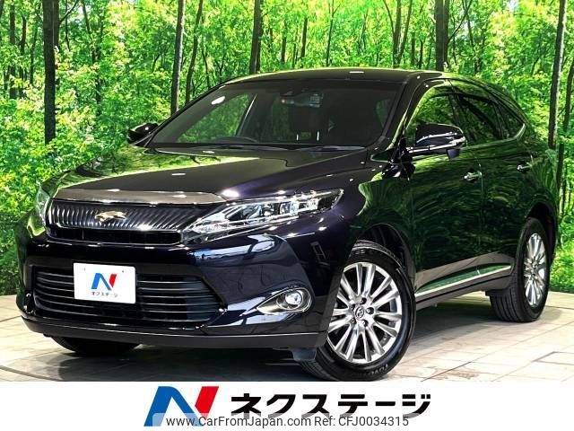 toyota harrier 2017 -TOYOTA--Harrier DBA-ZSU60W--ZSU60-0105418---TOYOTA--Harrier DBA-ZSU60W--ZSU60-0105418- image 1