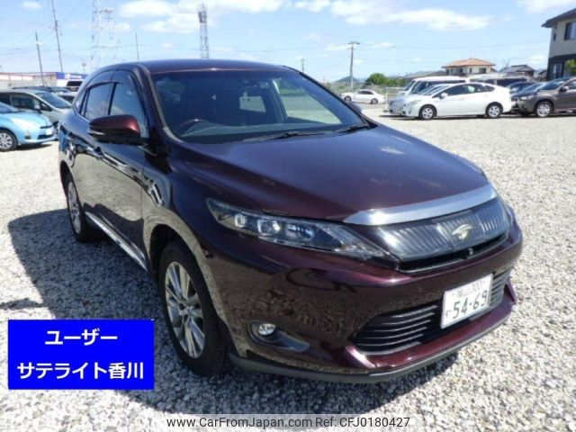 toyota harrier 2016 -TOYOTA 【福山 300や5469】--Harrier ZSU60W-0085136---TOYOTA 【福山 300や5469】--Harrier ZSU60W-0085136- image 1