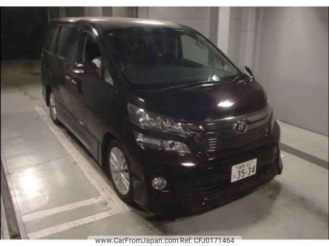 toyota vellfire 2012 -TOYOTA 【練馬 301ﾌ3534】--Vellfire DBA-ANH20W--ANH20W-8252426---TOYOTA 【練馬 301ﾌ3534】--Vellfire DBA-ANH20W--ANH20W-8252426- image 1