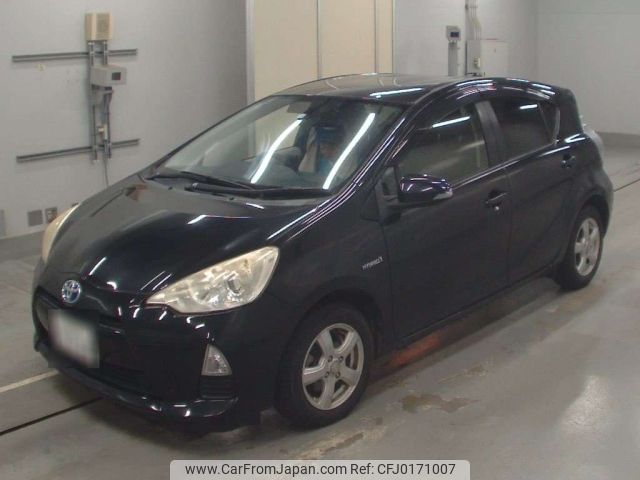 toyota aqua 2012 -TOYOTA 【前橋 500つ2166】--AQUA NHP10-6106168---TOYOTA 【前橋 500つ2166】--AQUA NHP10-6106168- image 1