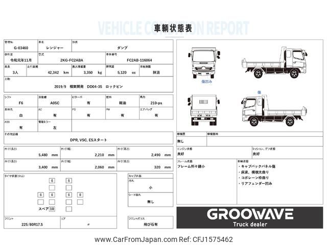hino ranger 2019 CFJ1575462 image 2