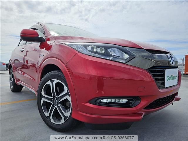 honda vezel 2017 -HONDA--VEZEL DAA-RU3--RU3-1257155---HONDA--VEZEL DAA-RU3--RU3-1257155- image 1