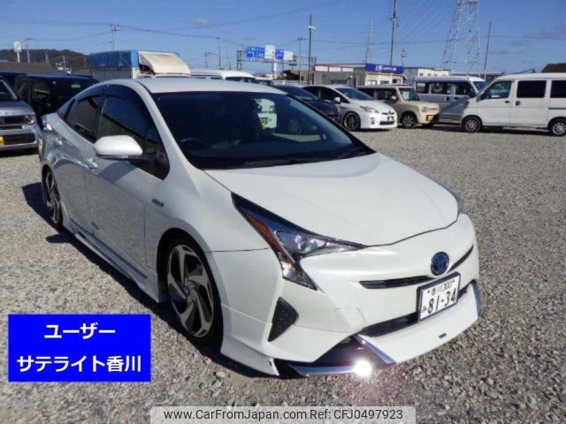 toyota prius 2017 -TOYOTA 【香川 300み8134】--Prius ZVW50-8052542---TOYOTA 【香川 300み8134】--Prius ZVW50-8052542- image 1