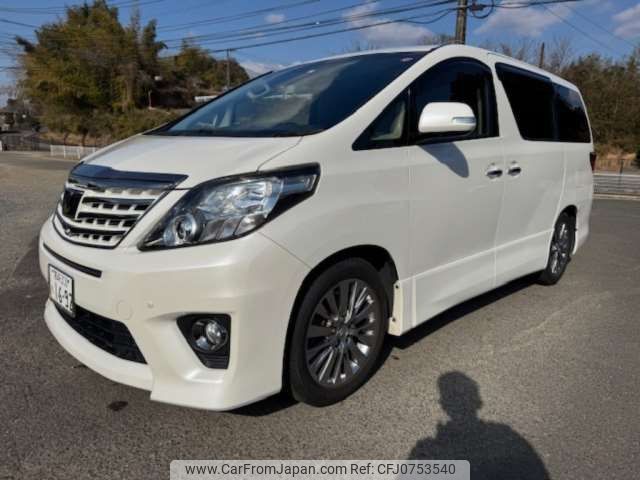 toyota alphard 2014 -TOYOTA--Alphard DBA-ANH20W--ANK20-8322725---TOYOTA--Alphard DBA-ANH20W--ANK20-8322725- image 1