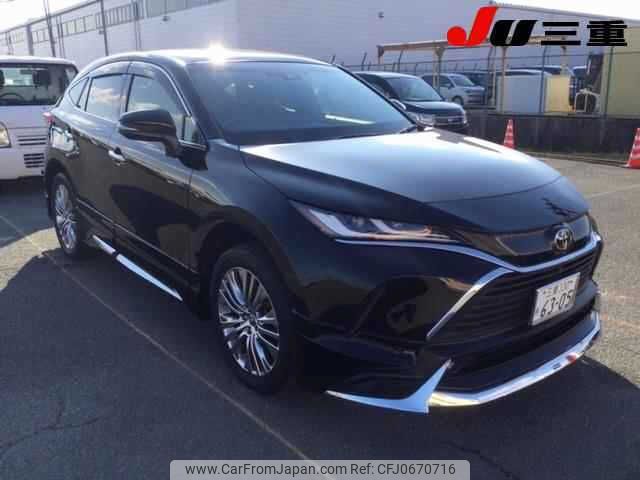 toyota harrier 2021 -TOYOTA 【三重 330ﾁ6305】--Harrier MXUA80--0040512---TOYOTA 【三重 330ﾁ6305】--Harrier MXUA80--0040512- image 1