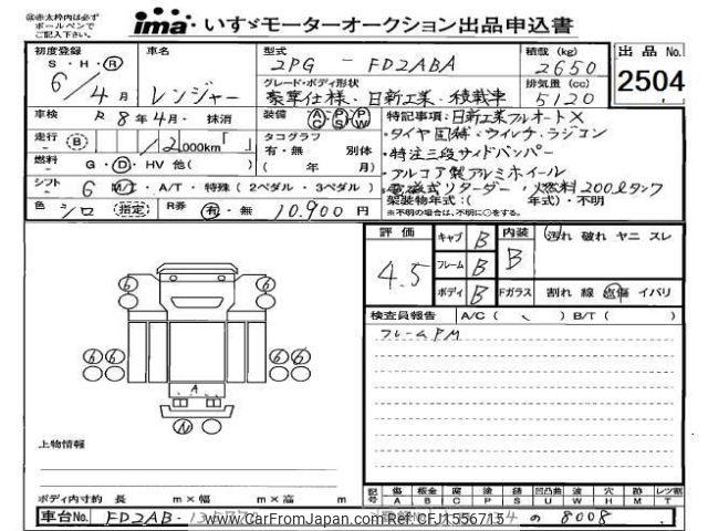 hino ranger 2024 CFJ1556715 image 1