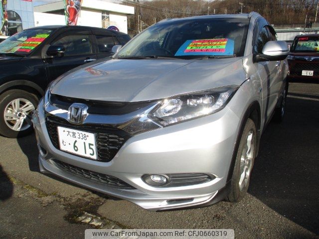 honda vezel 2014 -HONDA 【名変中 】--VEZEL RU4--1006918---HONDA 【名変中 】--VEZEL RU4--1006918- image 1